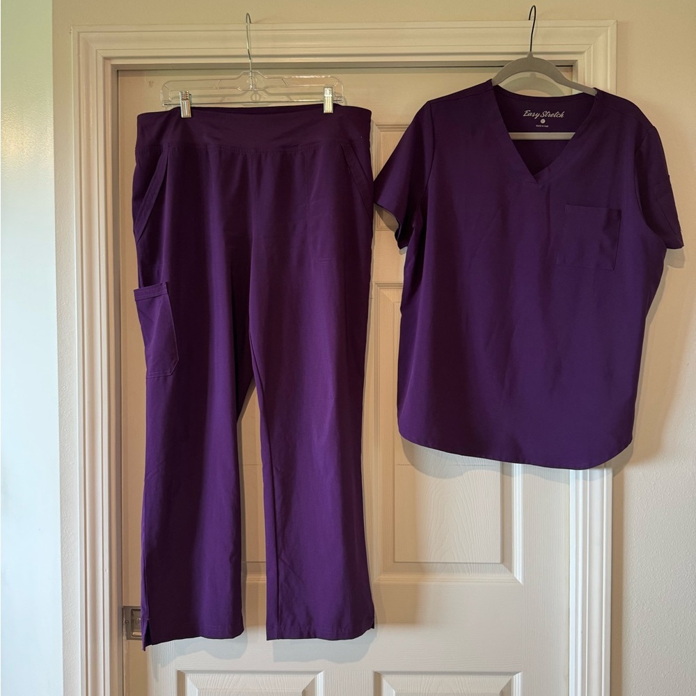 Uniform Advantage Purple Scrub Set